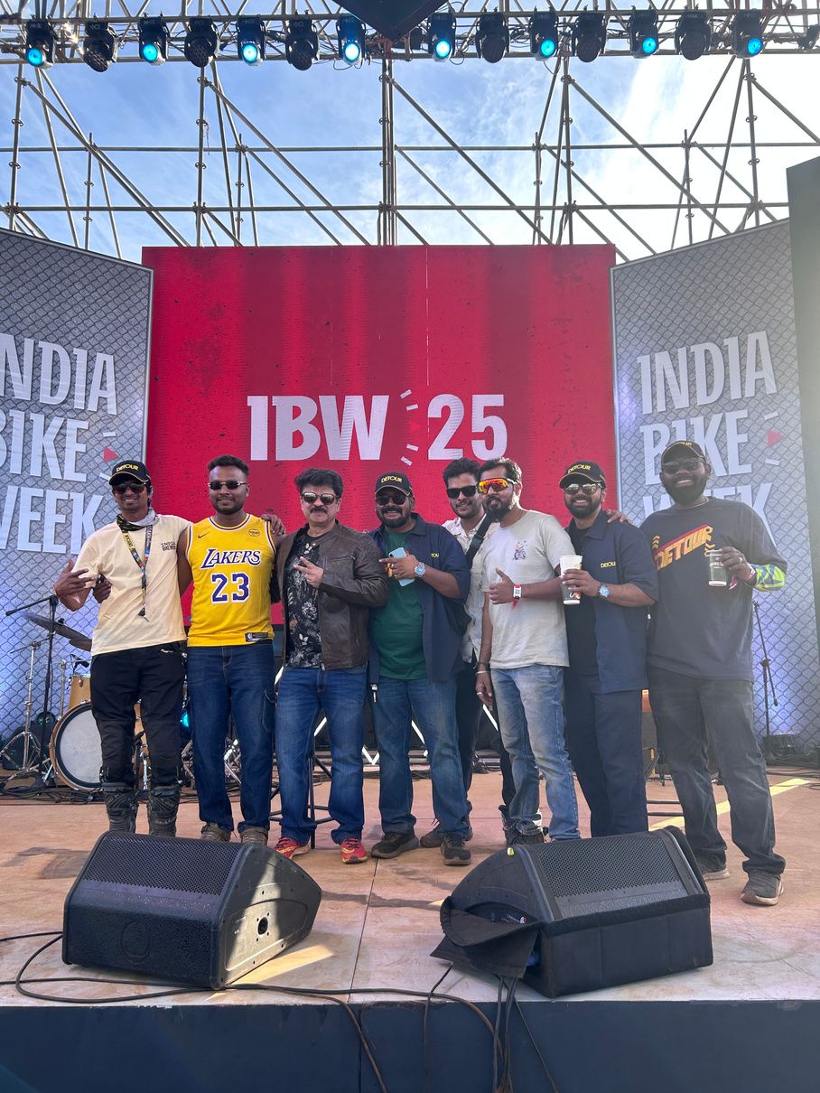 Detour riders on stage at IBW 2025